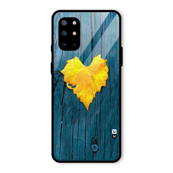 Yellow Leaf Glass Back Case for OnePlus 8T
