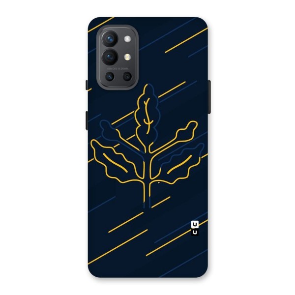 Yellow Leaf Line Back Case for OnePlus 9R