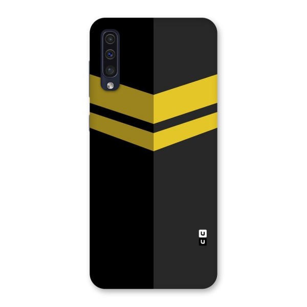 Yellow Lines Back Case for Galaxy A50