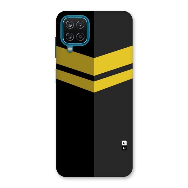 Yellow Lines Back Case for Galaxy F12