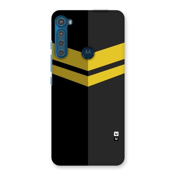 Yellow Lines Back Case for Motorola One Fusion Plus
