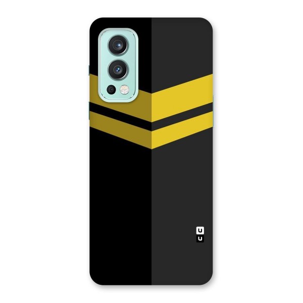 Yellow Lines Back Case for OnePlus Nord 2 5G