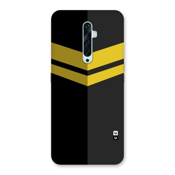 Yellow Lines Back Case for Oppo Reno2 F