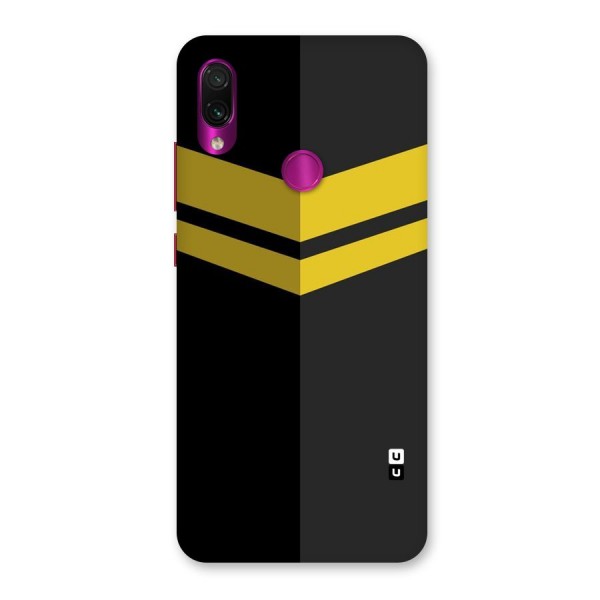 Yellow Lines Back Case for Redmi Note 7 Pro