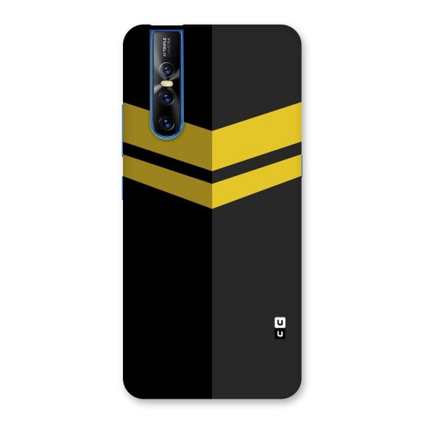 Yellow Lines Back Case for Vivo V15 Pro