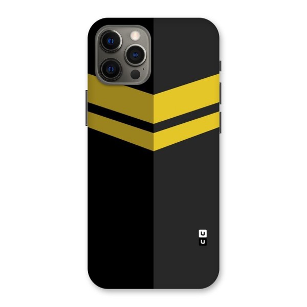 Yellow Lines Back Case for iPhone 12 Pro Max