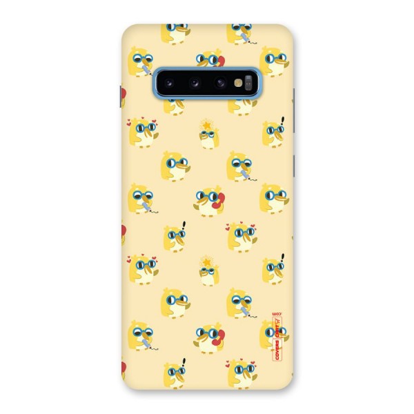 Yellow Parrot Back Case for Galaxy S10 Plus