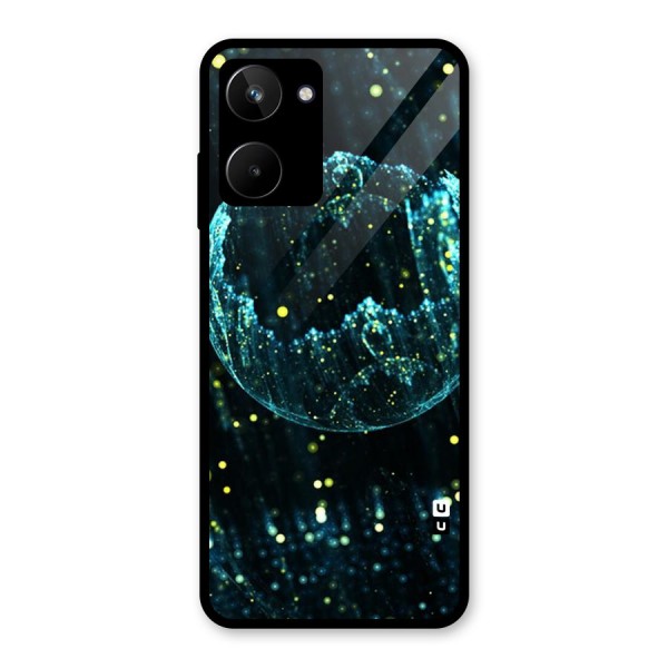 Yellow Rain Glass Back Case for Realme 10