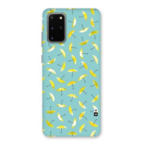 Yellow Umbrella Pattern Back Case for Galaxy S20 Plus