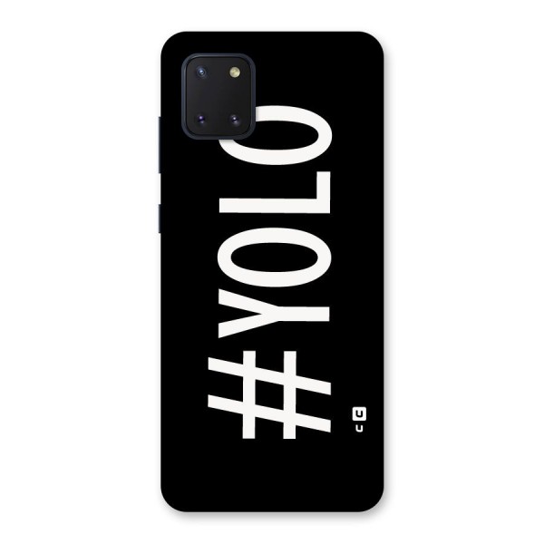 Yolo Back Case for Galaxy Note 10 Lite