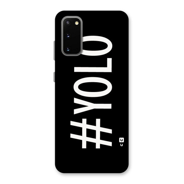 Yolo Back Case for Galaxy S20