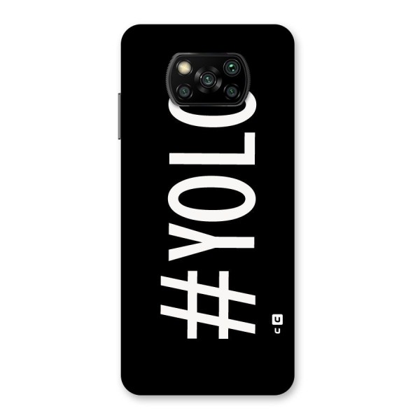 Yolo Back Case for Poco X3