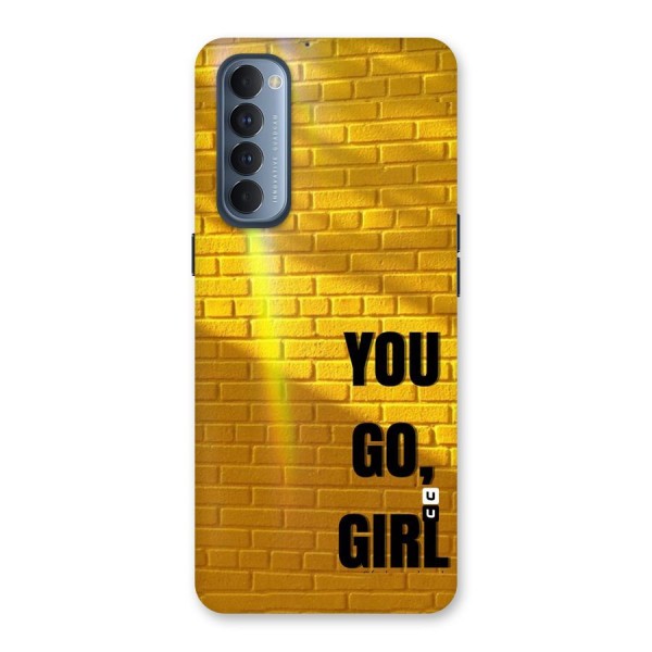 You Go Girl Wall Back Case for Reno4 Pro