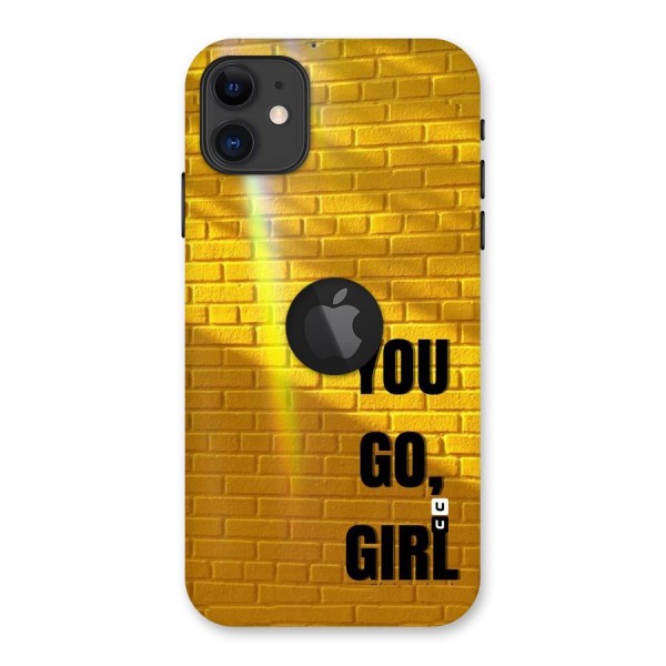 You Go Girl Wall Back Case for iPhone 11 Logo Cut