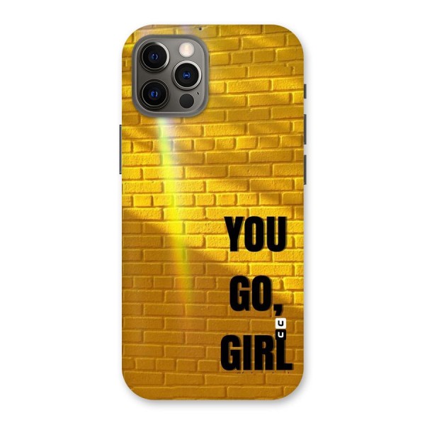 You Go Girl Wall Back Case for iPhone 12 Pro