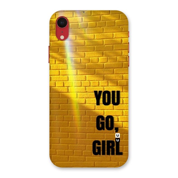 You Go Girl Wall Back Case for iPhone XR