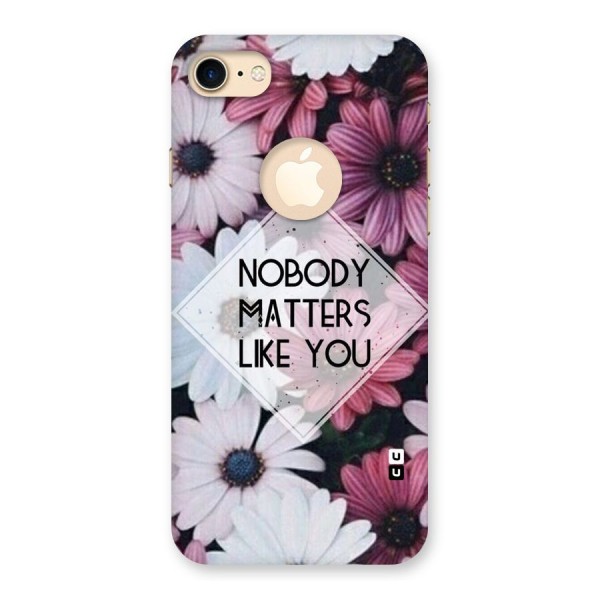You Matter Back Case for iPhone 7 Logo Cut