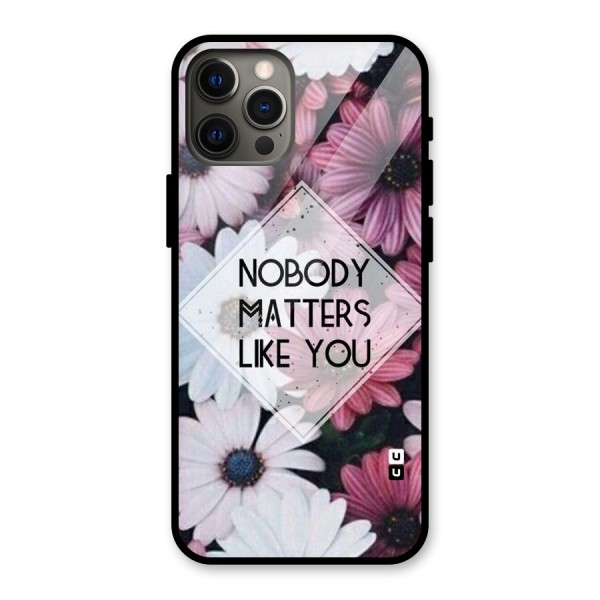 You Matter Glass Back Case for iPhone 12 Pro Max