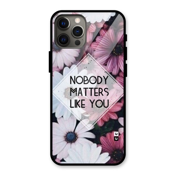 You Matter Glass Back Case for iPhone 12 Pro Max