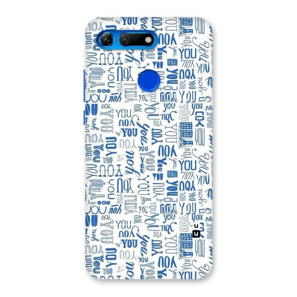 You Pattern Back Case for Honor View 20