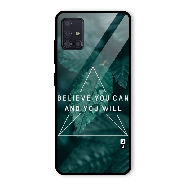 You Will Glass Back Case for Galaxy A51