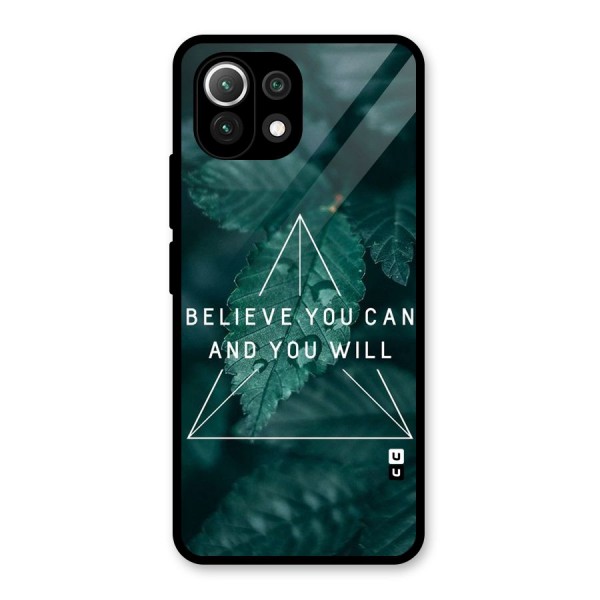 You Will Glass Back Case for Mi 11 Lite NE 5G