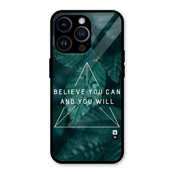 You Will Glass Back Case for iPhone 14 Pro Max