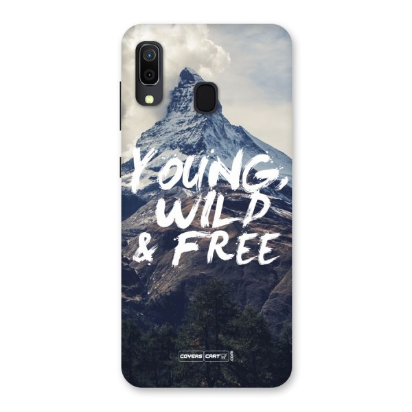 Young Wild and Free Back Case for Galaxy A30