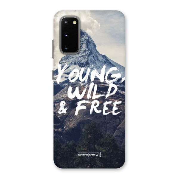 Young Wild and Free Back Case for Galaxy S20