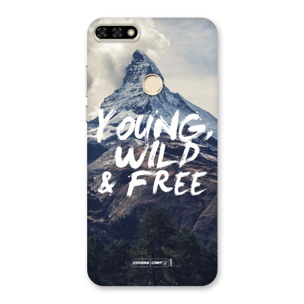 Young Wild and Free Back Case for Honor 7A