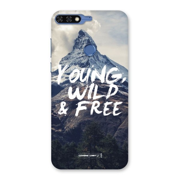 Young Wild and Free Back Case for Honor 7C