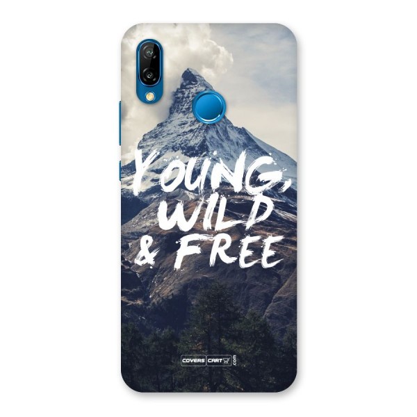 Young Wild and Free Back Case for Huawei P20 Lite