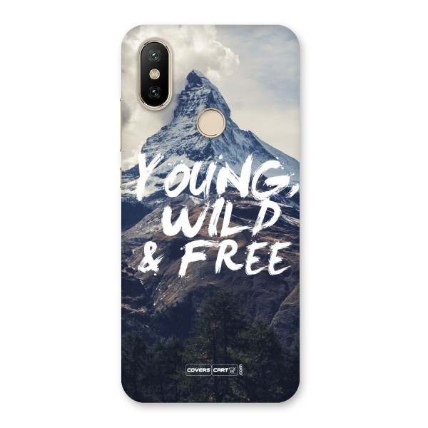 Young Wild and Free Back Case for Mi A2