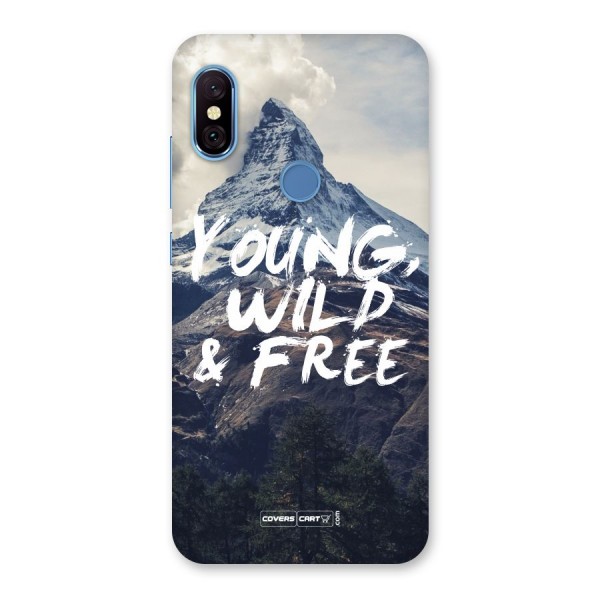 Young Wild and Free Back Case for Redmi Note 6 Pro