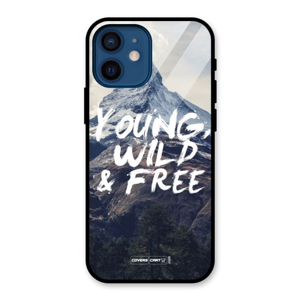 Young Wild and Free Glass Back Case for iPhone 12 Mini