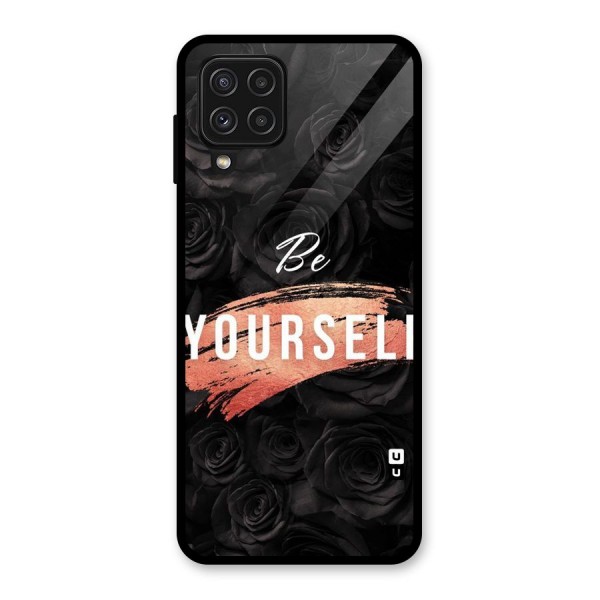 Yourself Shade Glass Back Case for Galaxy A22 4G