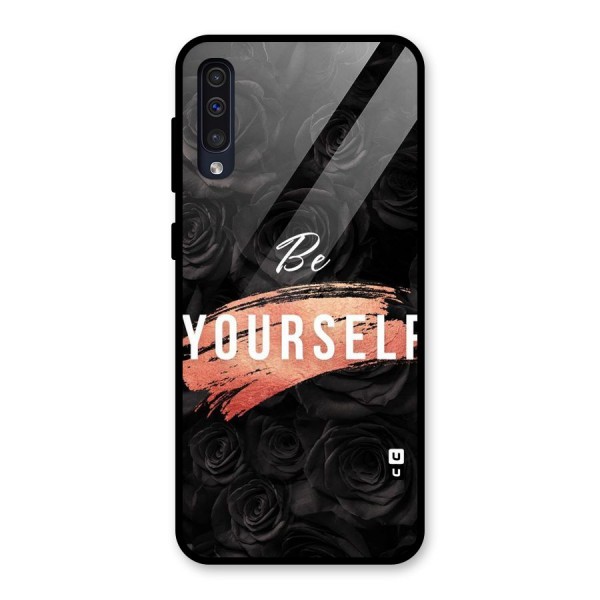 Yourself Shade Glass Back Case for Galaxy A50
