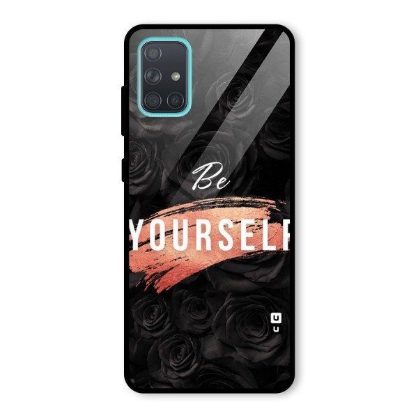 Yourself Shade Glass Back Case for Galaxy A71