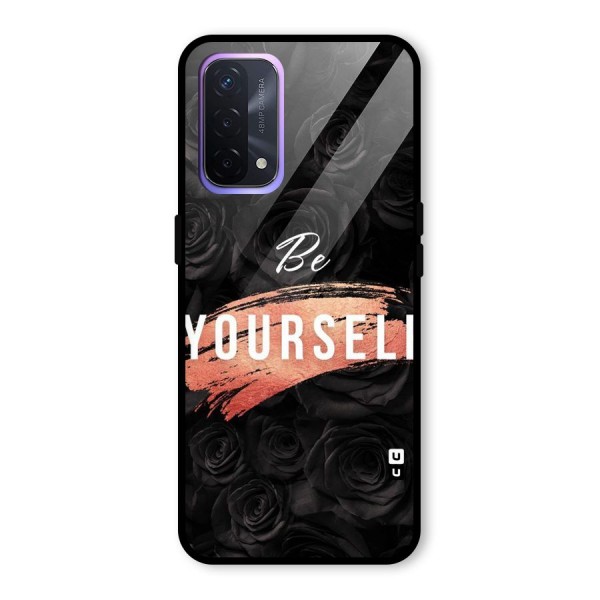 Yourself Shade Glass Back Case for Oppo A74 5G