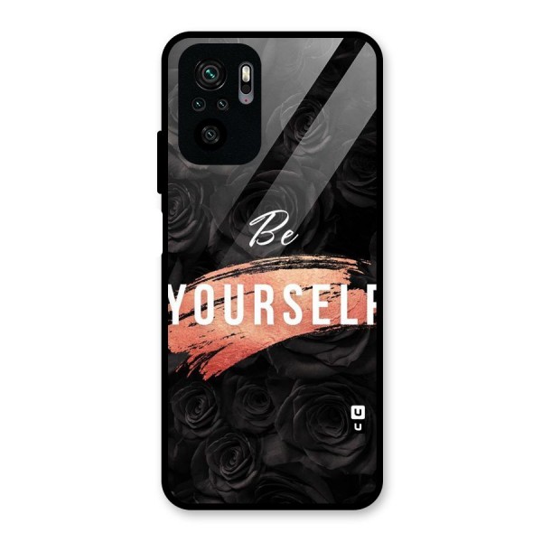 Yourself Shade Glass Back Case for Redmi Note 10