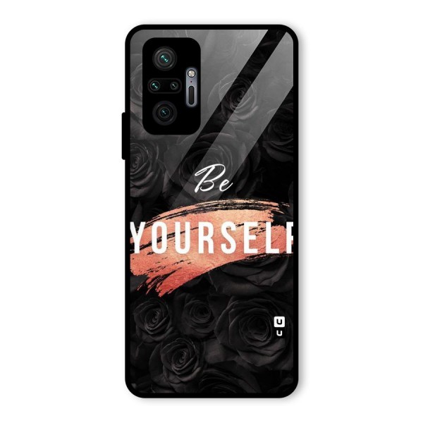 Yourself Shade Glass Back Case for Redmi Note 10 Pro