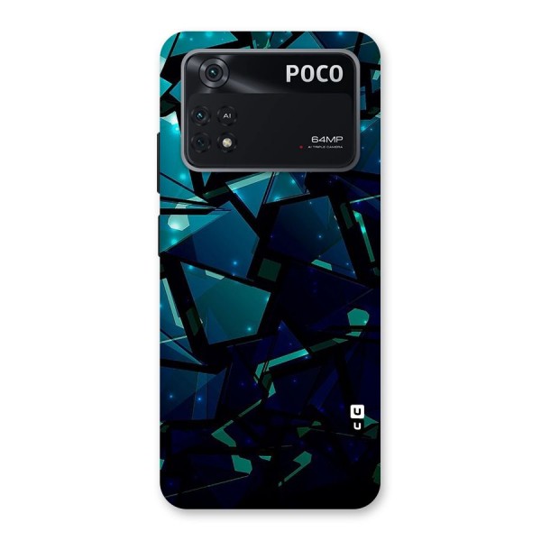 Abstract Glass Design Back Case for Poco M4 Pro 4G