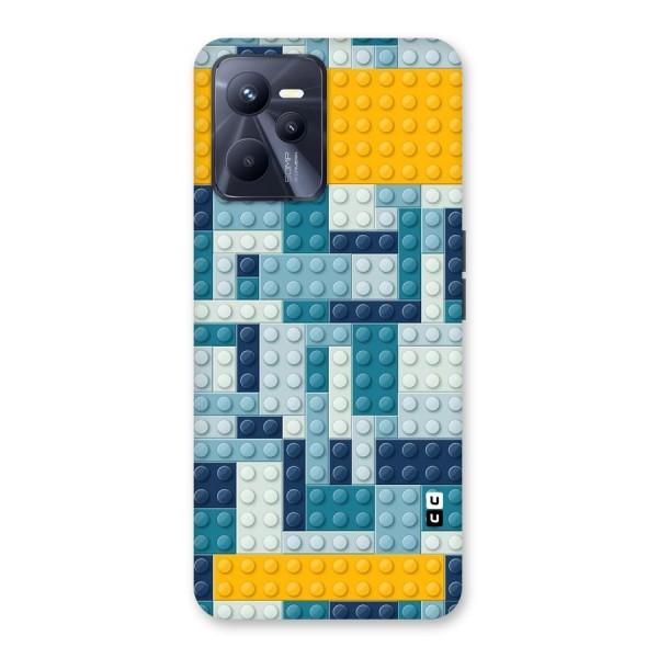 Blocks Blues Back Case for Realme C35