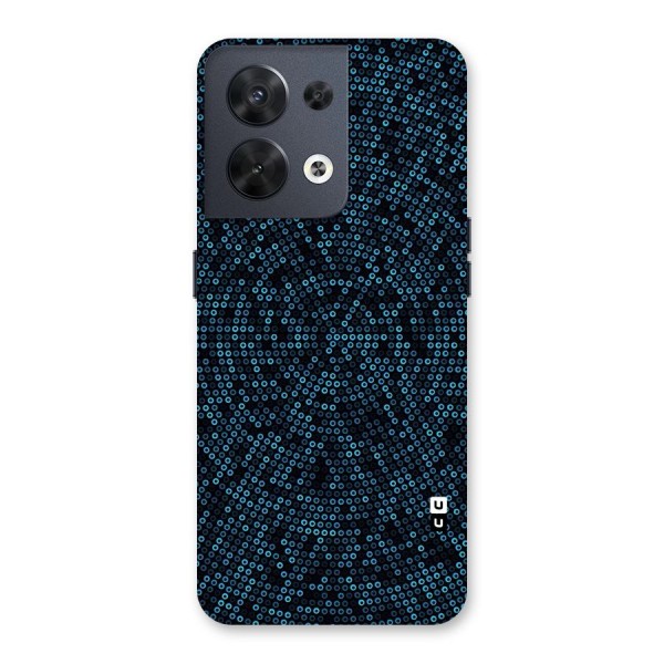 Blue Disco Lights Back Case for Oppo Reno8 5G