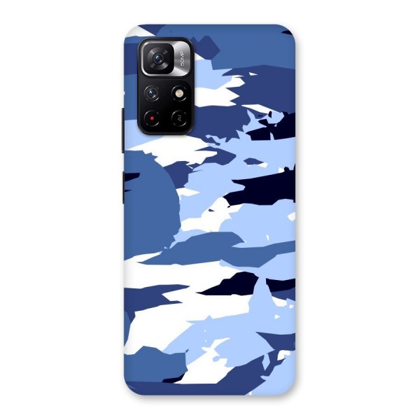 Blue White Canvas Back Case for Redmi Note 11T 5G