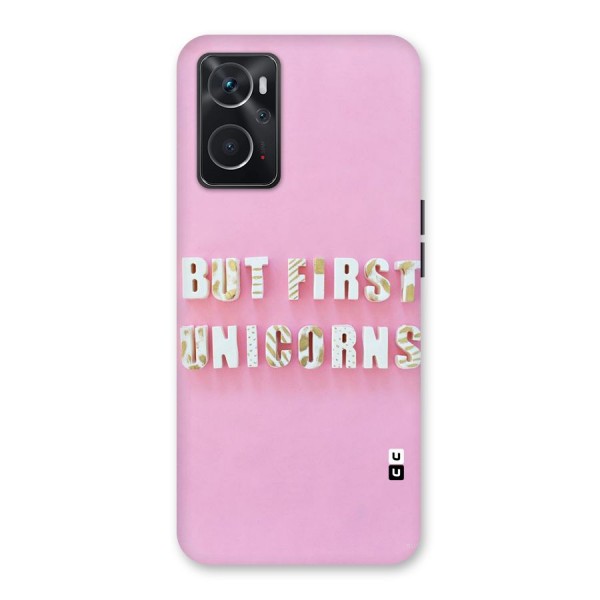 But First Unicorns Back Case for Oppo K10 4G