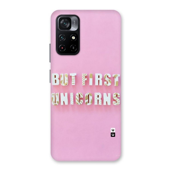 But First Unicorns Back Case for Poco M4 Pro 5G