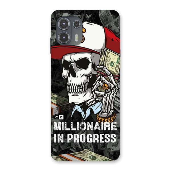 Cool Skull Millionaire In Progress Back Case for Motorola Edge 20 Fusion