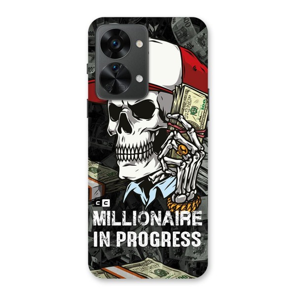 Cool Skull Millionaire In Progress Back Case for OnePlus Nord 2T