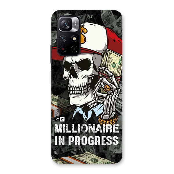 Cool Skull Millionaire In Progress Back Case for Redmi Note 11T 5G